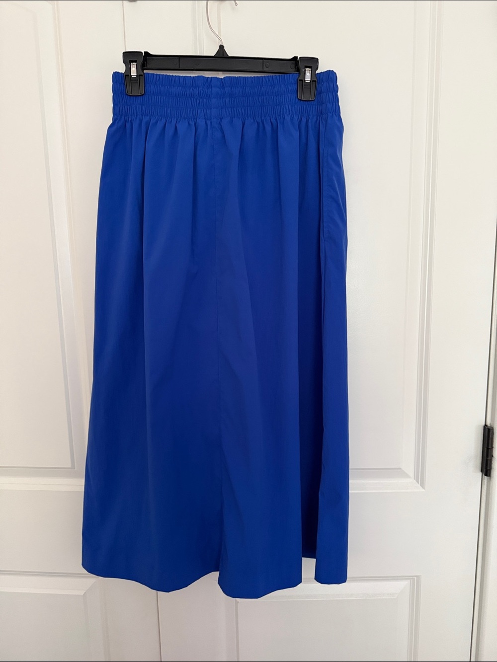 Athleta Royal Blue Smocked-Waist Midi Skirt - Picture 2 of 4